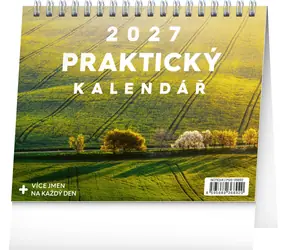 NOTIQUE Praktický kalendár s citátmi 2027 / Stolný kalendár / 16,5 x 13 cm / týždenný