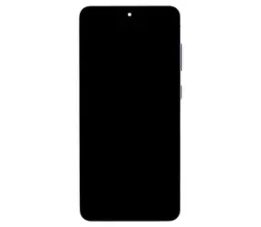 For Samsung SM-G990B Galaxy S21 FE grafitová / Náhradný OLED displej / Dotyk / Predný kryt