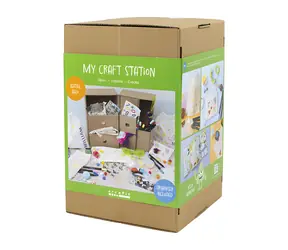 Creativ Company Maxi Box Dekorovanie textilu / Kreatívna sada / textilné fixy a šablóny / od 5 rokov