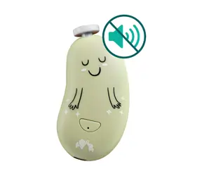 BEBECONFORT Elektrický pilník na nechty / Detský pilník na nechty / 3 rýchlosti / LED svetlo / USB-C / 7 nástavcov