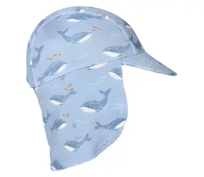 Little Dutch Ocean Splash veľ. 3 / Šiltovka s ochranou krku / 2-4 roky / recyklovaný nylon