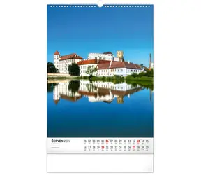 NOTIQUE Hrady a zámky 2027 / Nástenný kalendár / 33 x 46 cm