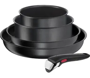 TEFAL Ingenio Daily Chef L7629102 čierna / Sada riadu / 5 kusov / hliník
