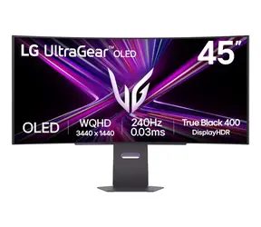 44.5" LG 45GX900A-B čierna / Monitor / OLED / 3440x1440 / 21:9 / 240Hz / 275 cd/m2 / 2x HDMI+DP / Repro