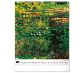 NOTIQUE Impresionizmus 2027 / Nástenný kalendár / 48 x 56 cm