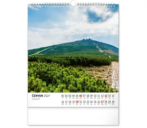 NOTIQUE Krkonoše 2027 / Nástenný kalendár / 30 x 34 cm
