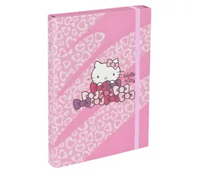 BAAGL Dosky na školské zošity A4 Hello Kitty Sweet Leopard / Školské dosky