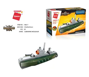 QMAN QM-09 Amphibious Panzer 1803-7 Ponorka Mosasaur / Stavebnica / 38 dielikov / od 6 rokov
