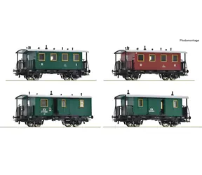 Roco 6200190 4dielna sada kkStB / Sada osobných vozidiel / mierka H0 (1:87) / epocha I / dĺžka 411 mm / od 15 rokov