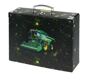 BAAGL Skladací školský kufrík Traktor s kovaním / 32.5 x 10.5 x 26 cm