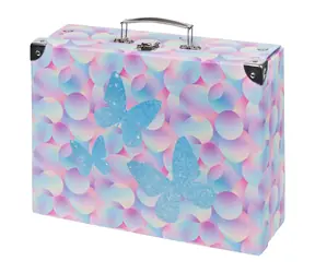 BAAGL Skladací školský kufrík Candy s kovaním / 32.5 x 10.5 x 26 cm