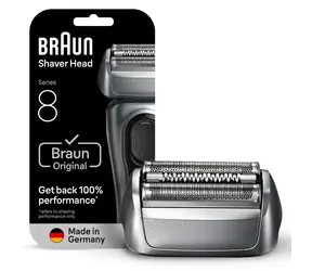Braun CombiPack Series 8 83M strieborná / Holiaca hlava / pre strojčeky Braun Series 8