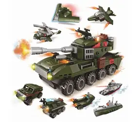 QMAN QM-09 Amphibious Panzer 1803 časť 1 / Stavebnica / od 6 rokov