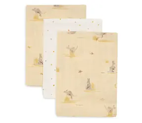 Jollein Kangaroots / Žinky / 3 ks / 100% bavlna / 20×15 cm
