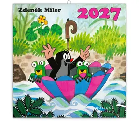 NOTIQUE Krtko 2027 / Poznámkový kalendár / 30 x 30 cm