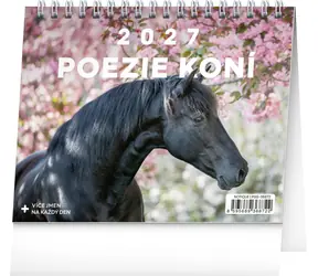 NOTIQUE Poézia koní 2027 / Stolný kalendár / 16,5 × 13 cm