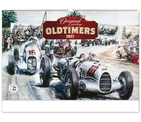 NOTIQUE Oldtimers - Václav Zapadlík 2027 / Nástenný kalendár / 64 × 42 cm