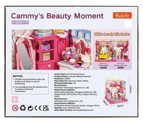 Robotime 3D skladačka Cammyin okamih krásy / Miniatúra domčeka / 100 dielikov / od 14 rokov