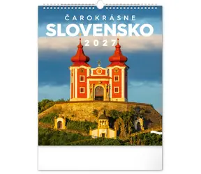 NOTIQUE Čarokrásne Slovensko 2027 / Nástenný kalendár / 30 × 34 cm