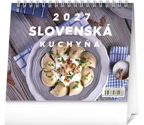 Notique Stolný kalendár Slovenská kuchyňa 2027 / Stolný kalendár / 16,5 × 13 cm / týždenný