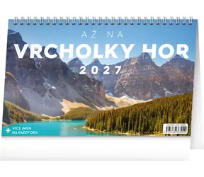 NOTIQUE Až na vrcholky hôr 2027 / Stolný kalendár / 23,1 x 14,5 cm