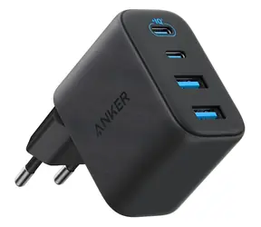 Anker Zolo čierna / Nabíjačka do siete / 50W / 2x USB-C / 2x USB-A
