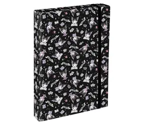 BAAGL Dosky na školské zošity A4 Jumbo Kuromi Black / Školské dosky / A4 / 23 × 32 × 4 cm