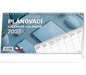 NOTIQUE Plánovací CZ/SK 2027 / Stolný kalendár / 25 × 12,5 cm