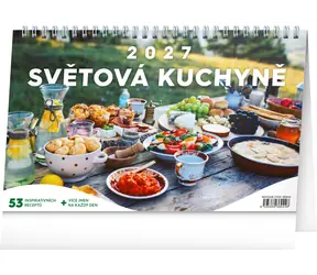 Notique Svetová kuchyňa 2027 / Stolný kalendár / 23,1 × 14,5 cm / 53 receptov
