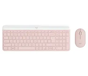 Logitech MK470 Slim ružová