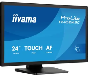 60,5 cm/24" (1920×1080) iiyama ProLite T2452MSC-B2 16:9 Full HD IPS 5 ms 120 Hz HDMI DisplayPort USB VESA reproduktor do