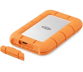 LaCie Rugged 4TB oranžová / Externý SSD / 2.5" / USB 3.2 Gen 2x2 / 2000 MB/s / IP54 / 2y