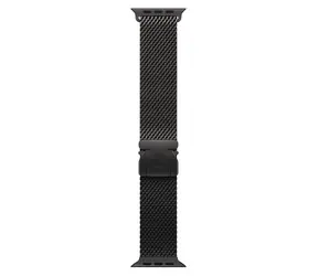 Apple Watch Titanium Milanese Loop 49 mm čierna veľ. S / Remienok milánsky ťah / 130-160 mm