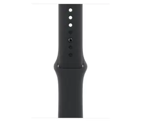 Apple Watch Sport Band 46mm čierna / Športový remienok pre Apple Watch / Fluoroelastomer / S/M / 140-190 mm