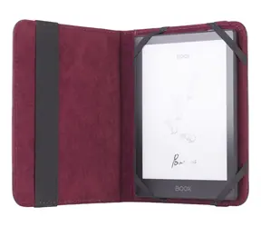 C-tech PROTECT RLC-02 bordó / Kožené puzdro pre čítačku e-kníh / 6" / Onyx Boox Go 6, Poke 5