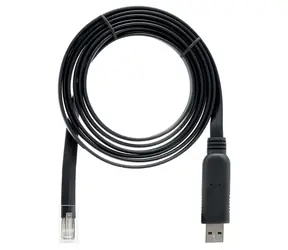 QNAP CAB-CONSOLE-URJ45-1M8 / Konzolový kábel / USB-A na RJ-45 / 1,8 m
