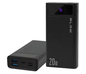 Blow PB10A čierna / Powerbanka / 10000 mAh / 2x USB-A / 22,5 W