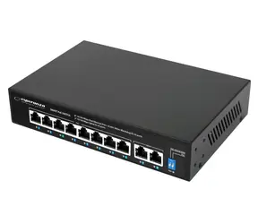 Esperanza ENS106 / Switch / 10- Port 10/100 Mbps / 8x PoE+ / 96W (30W/ Port) / 802.3 AF/at