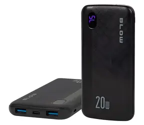 Blow PB10B čierna / Powerbanka / 10000 mAh / 22,5 W / USB-C / USB-A
