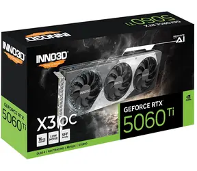 Inno3D GeForce RTX 5060 Ti X3 OC 16GB / Grafická karta / 2602 MHz / 16 GB GDDR7 / 128-bit / 1x HDMI + 3x DP / 650W (8)