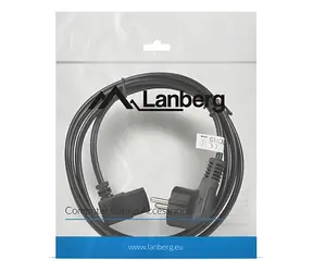 Lanberg CA-C13C-12CC-0018-BK čierna / Napájací kábel / 2 m / IEC C13 / CEE7/7