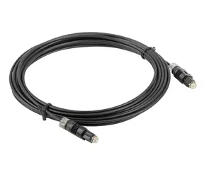 Lanberg CA-TOSL-10CC-0030-BK čierna / Optický kábel / 3 m / Toslink - Toslink