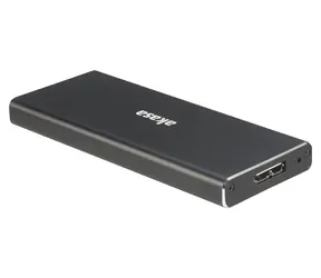 Akasa AK-ENU3M2-BK čierna / Externý rámček na M.2 SATA SSD / USB 3.2 Gen 1 / 5 Gbps