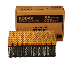 Kodak XTRALIFE alkalická batéria AA / 60 ks / 1,5 V / 2700 mAh / Alkaline