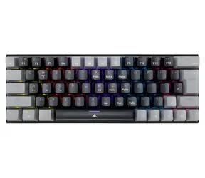White Shark GK-002115V2 WAKIZASHI 2 čierno-šedá / herná mechanická klávesnica / CZ/SK layout / červené spínače / USB