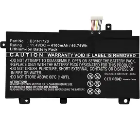 CoreParts Batéria Asus FX504GD čierna / Náhradná batéria pre notebook / Li- ION