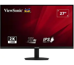 27" ViewSonic VA2708-2K-HD-2 čierna / Monitor / IPS / QHD 2560x1440 / 75 Hz / 4ms / 300 cd/m2 / 2x HDMI + DP / HDR10