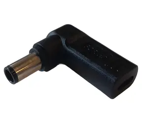 CoreParts USB-C na DC 7,4 x 5,0 mm čierna / Redukcia / USB-C / DC 7,4 x 5 mm