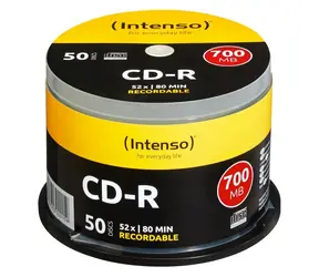 INTENSO CD R 700MB 52x / CD- R disk / Spindl 50 ks