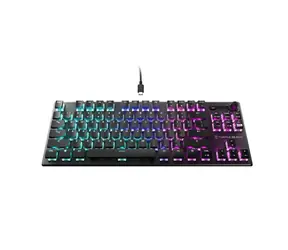 Turtle Beach Vulcan TKL AIMO čierna / Herná klávesnica / mechanická / Titan Linear switch / AIMO RGB / US